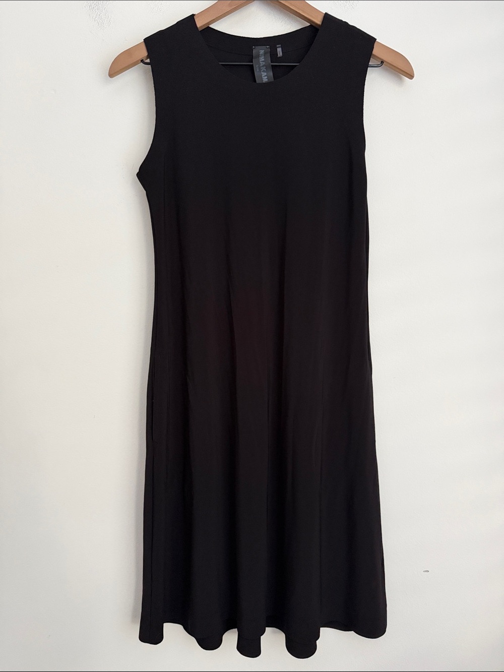 Norma Kamali Pickleball Dress sleeveless black S